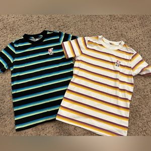 Nike Boys Stripped T Shirts (set of 2) Medium